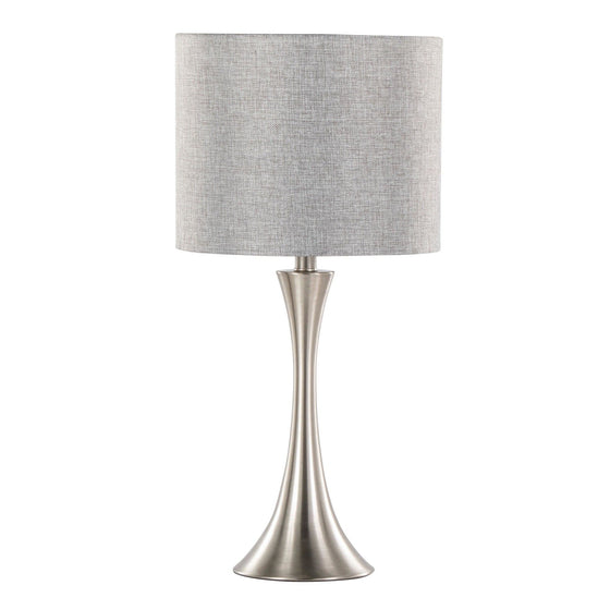 Lenuxe - 24" Metal Table Lamp (Set of 2) - Steel Base