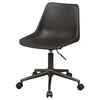 Carnell - Upholstered Adjustable Home Office Desk Chair - Brown