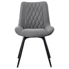 Diggs - Upholstered Swivel Dining Side Chair (Set of 2) - Gray