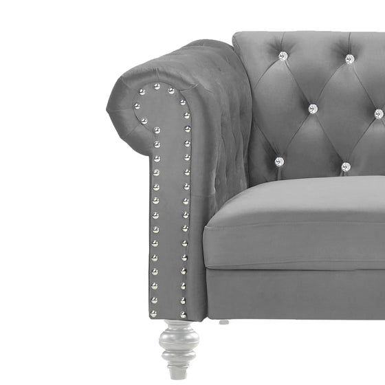 Emma - Crystal Loveseat