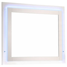  Felicity - Wood LED Dresser Mirror - White High Gloss