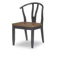  Beckett - Wishbone Back Side Chair - Black