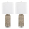 Casa - 21" Ceramic Table Lamp (Set of 2)