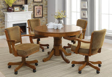  Mitchell - 5-Piece Dining And Game Table Set - Amber