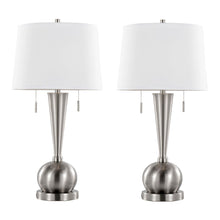  Jules - 30" Metal Table Lamp With USB (Set of 2) - White