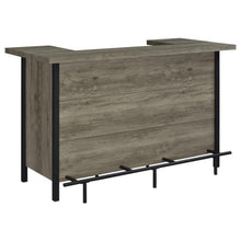  Bellemore - Freestanding Home Bar Wine Cabinet - Gray Driftwood