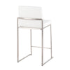 Fuji - High Back Counter Stool - Black Legs