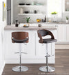 Pebble - Counter Stool - Walnut (Set of 2)