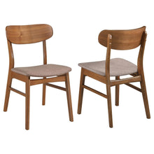  Dortch - Dining Side Chair (Set of 2) - Walnut And Brown