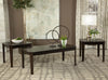 Amaro - 3 Piece Coffee And End Table Set - Dark Brown