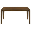 Almonte - Rectangular Wood Dining Table - Dark Brown