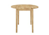 Bucknell - 3 Piece Round Drop Leaf Dining Table Set