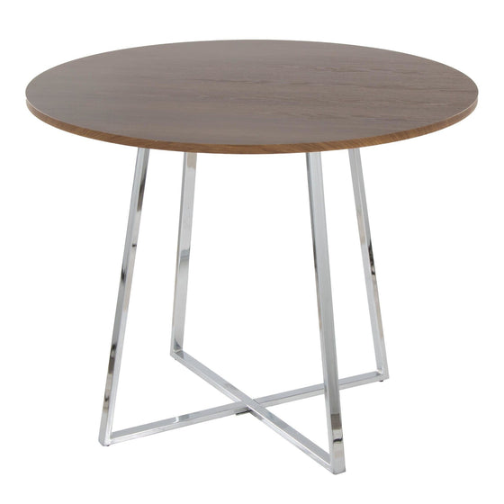 Cosmo - Canary Dining Table - Black Metal Base