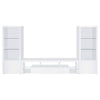 Jude - 3 Piece TV Entertainment Center - White High Gloss