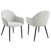 Emma - Fabric Upholstered Dining Arm Chair (Set of 2)