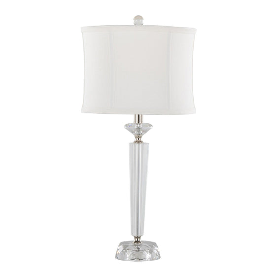 Diamond - Torch 25" Crystal Table Lamp (Set of 2) - White