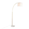 March - Floor Lamp - White Marble