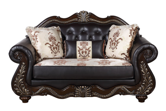 Maximus - Loveseat - Dark Brown