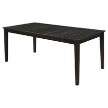  Louise - Rectangular Extension Leaf Dining Table - Black