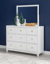 Summerland - 9 Drawers Dresser - White