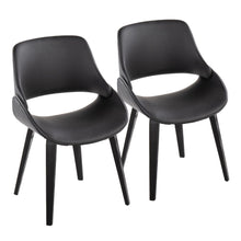  Fabrico - Wood Chair (Set of 2) - Black