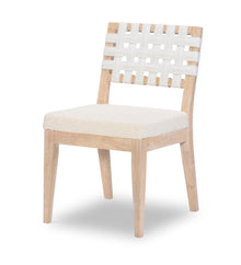  Biscayne - Woven Strap Back Side Chair (Set of 2) - Beige