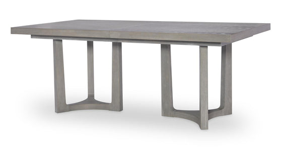 Artesia - Complete Rectangle Dining Table - Smokey Taupe