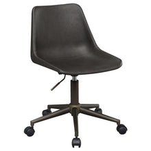  Carnell - Upholstered Adjustable Home Office Desk Chair - Brown