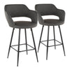 Margarite - Counter Stool - Black Metal (Set of 2)