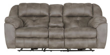  Ferrington - Power Lay Flat Reclining Console Loveseat with Power Adjustable Headrest