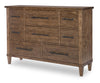 Artisan's Place - Eight Drawer Dresser - Vintage Pine Ironwood