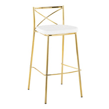  Modern Charlotte - 30" Fixed-Height Barstool (Set of 2)