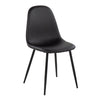 Pebble - Chair - Black Steel (Set of 2)