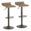 Ale - Barstool (Set of 2) - Antique Metal Base