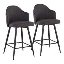  Ahoy - Counter Stool With Square Footrest (Set of 2)