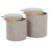 Marla - Upholstered Ottoman Set (Set of 2)