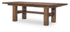 Artisan's Place - Complete Trestle Dining Table - Vintage Pine Ironwood