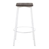 Clara - Square 30" Fixed-Height Barstool (Set of 2)