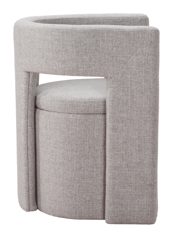 Papua - Dining Chair - Gray