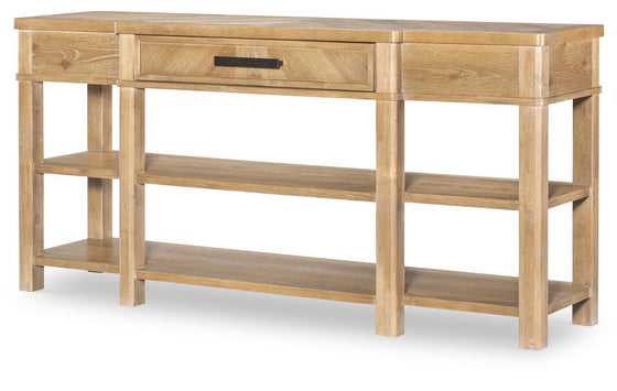 Torrance - Console Table - Aged Driftwood