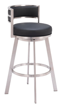  Gimsby - Swivel Barstool - Black