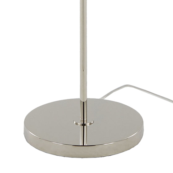 Metro - 61" Metal Floor Lamp - Clear Seeded Glass