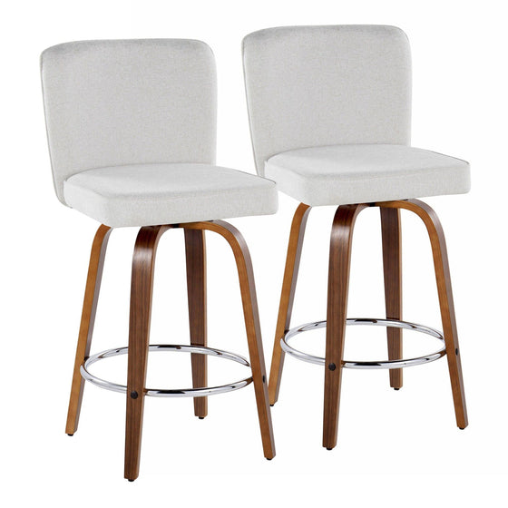 Henry - 26" Fixed-Height Counter Stool With Swivel (Set of 2)