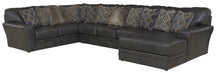  Denali - Italian Leather Match Sectional