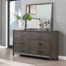  Landon - Dresser & Mirror - Light Brown