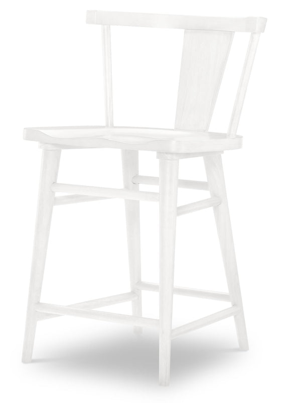 XXX's And OOO's - Counter Height Splat Back Chair - Cotton