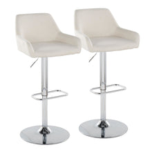  Daniella - Adjustable Barstool (Set of 2) - Chrome Base