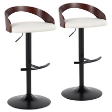  Grotto - Adjustable Barstool (Set of 2) - Black