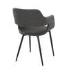 Margarite - Dining / Accent Chair - Black Metal (Set of 2)