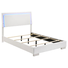  Felicity - Wood LED Panel Bed